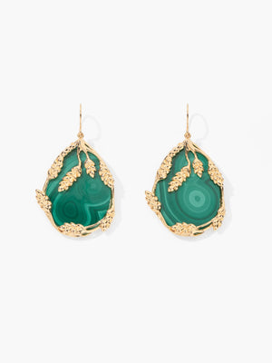 Françoise Malachite earrings