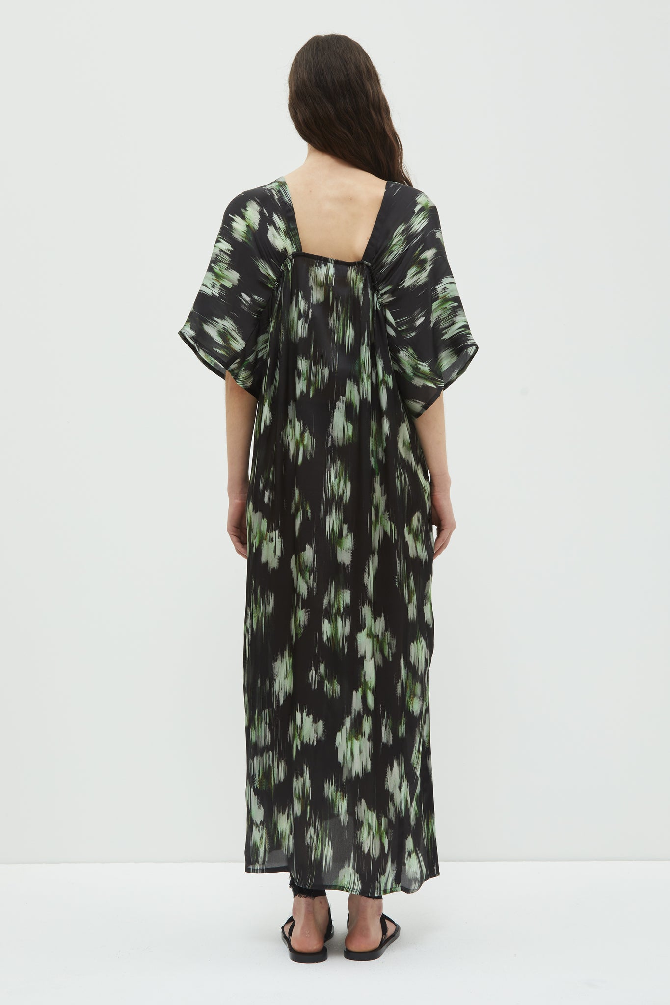 Dambira dress, Black Ikat Big