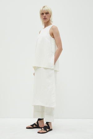 Doliat, two layer dress, Off White