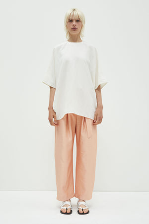 Tureau cap sleeve top, Off white