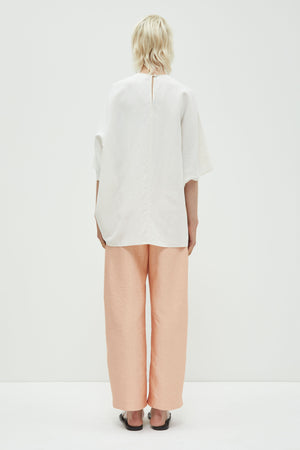 Tureau cap sleeve top, Off white