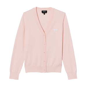 Cardigan Berangère, pale pink