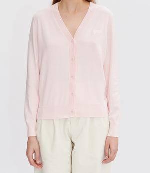 Cardigan Berangère, pale pink