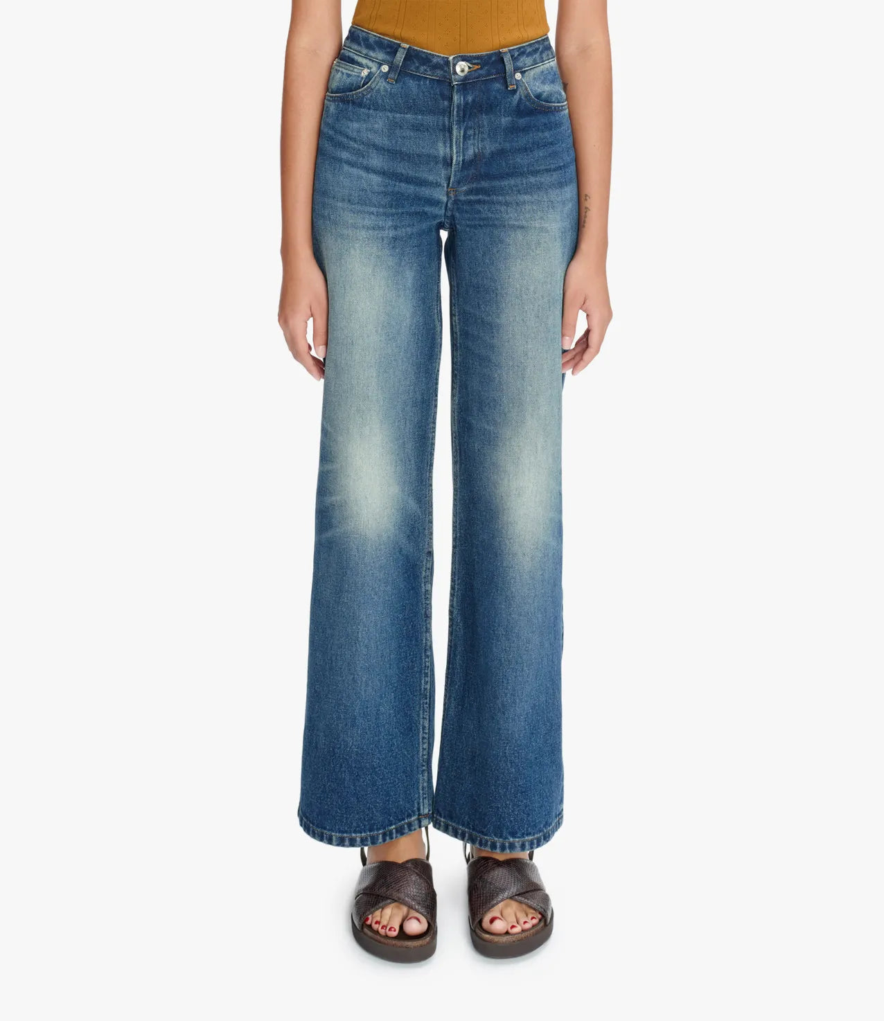 Elisabeth jeans, stonewashed blue