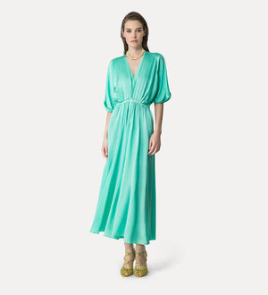 elegant half–sleeve dress, breeze