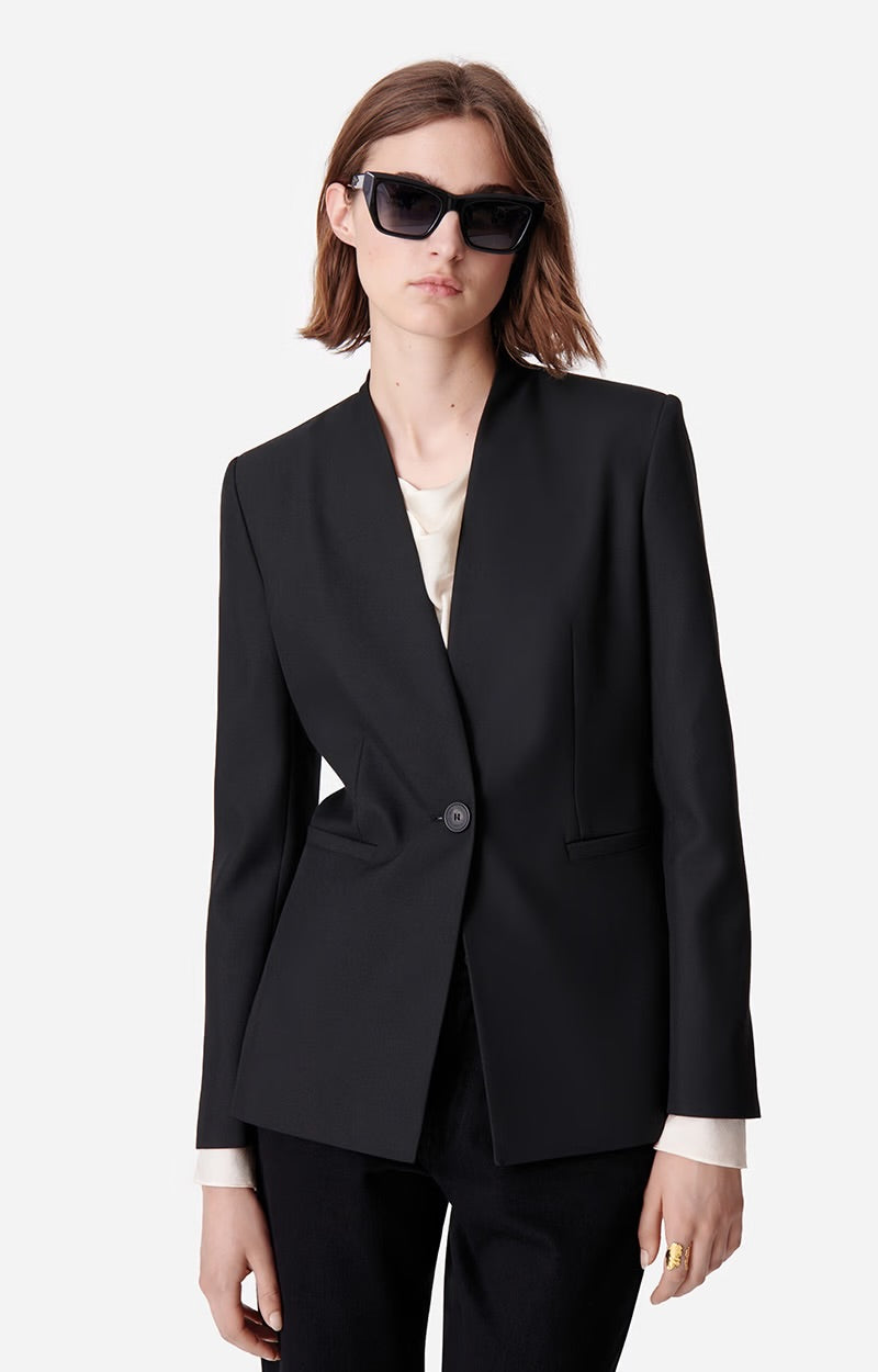 Diona suit jacket, black