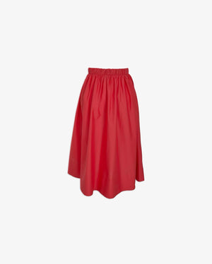 cotton popeline skirt, lacca