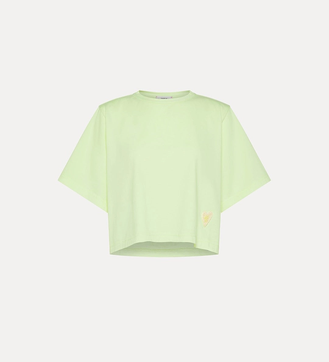 organic cropped t-shirt, reflex