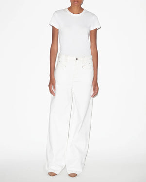 Lemony pants, white