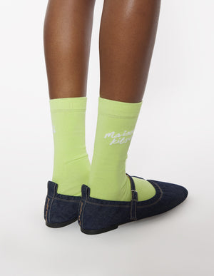 Handwriting socks, Citron Vert