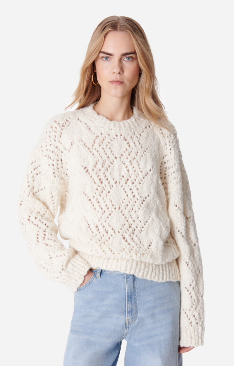 Eulalie round knit, écru