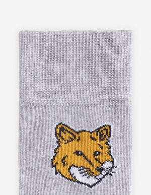 Fox head socks, Grey