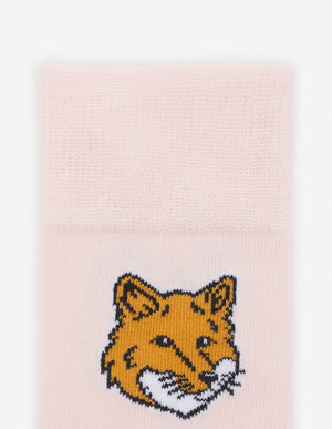 Fox head socks, Pasture Rose