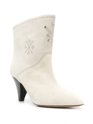 Loline boots, chalk