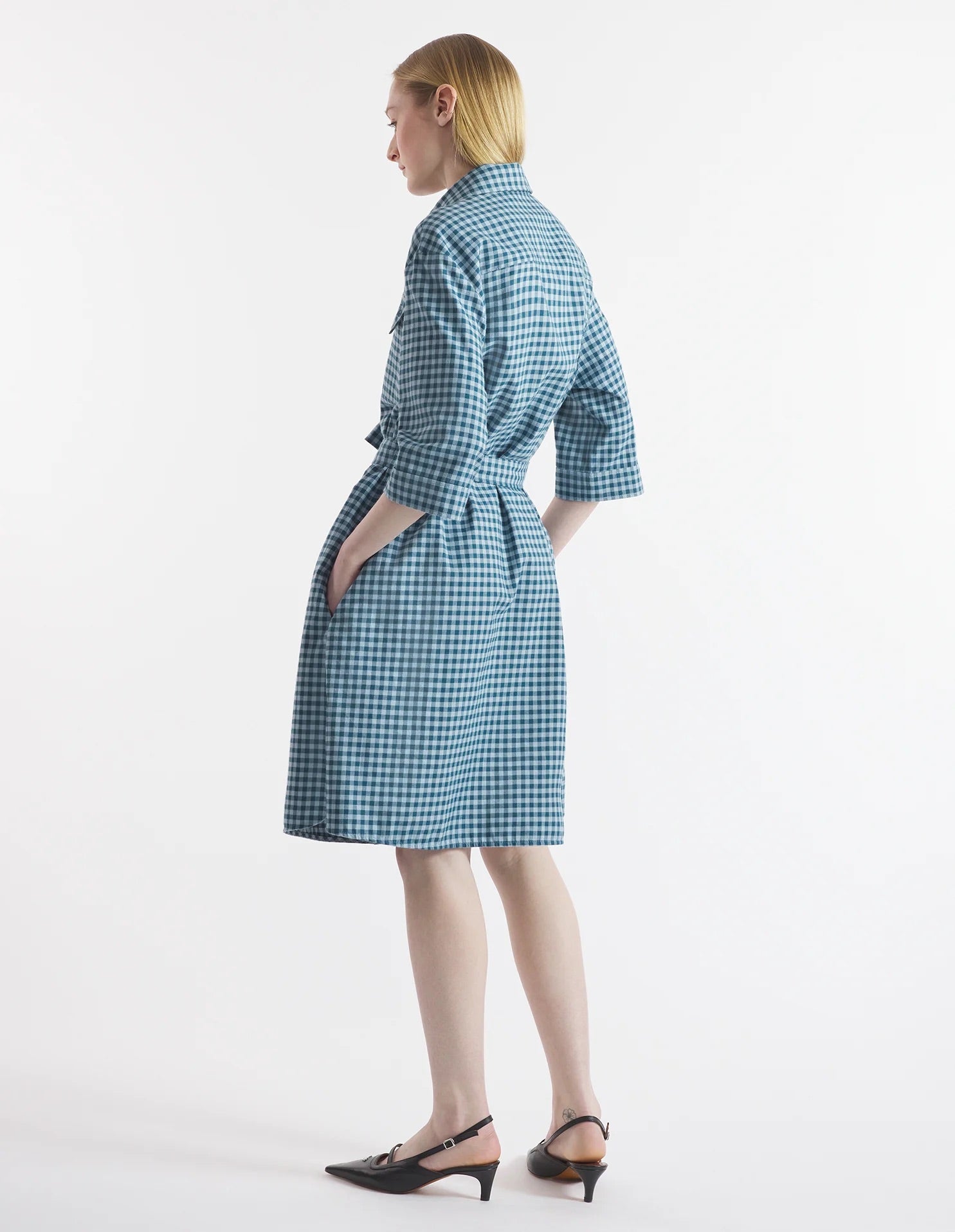 Double pocket dress, Lake Placid