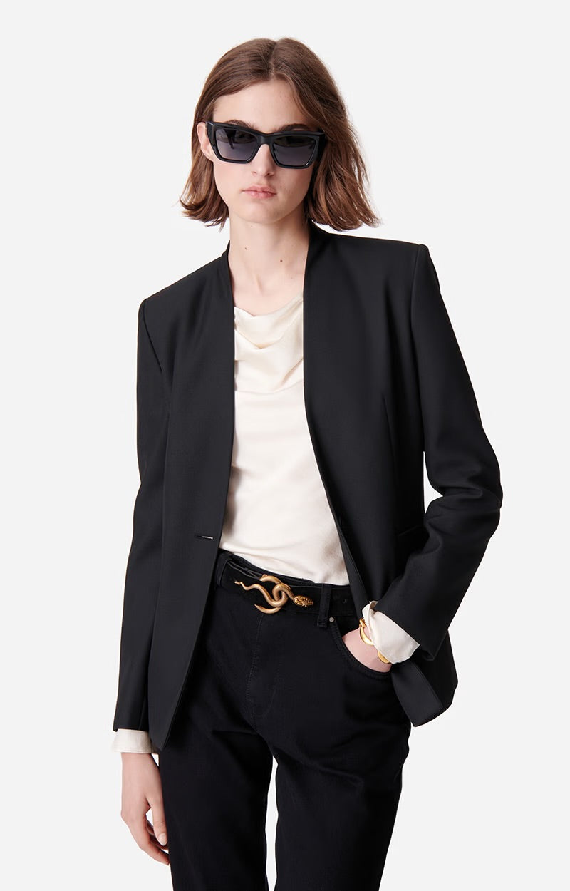 Diona suit jacket, black