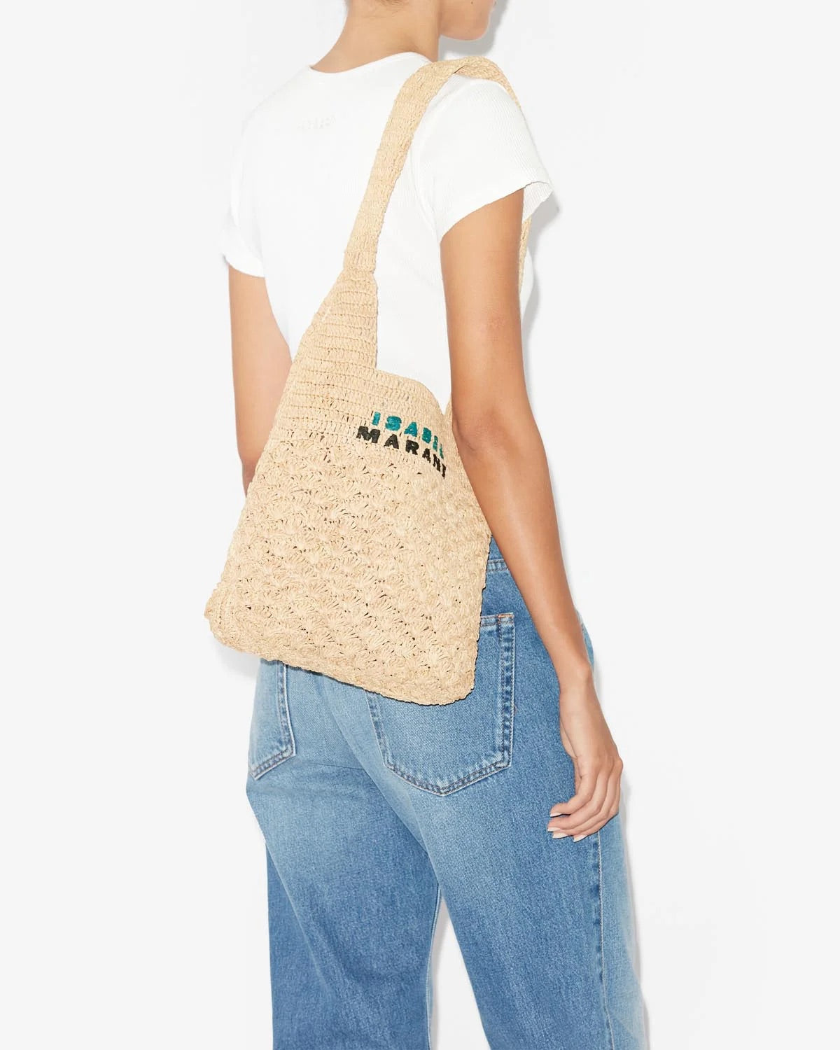 Praia small shoulder bag, Natural