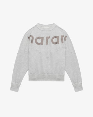 Houston sweatshirt, grey glitter