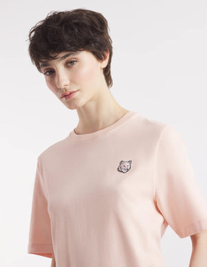 Bold fox head comfort tee, Pasture Rose