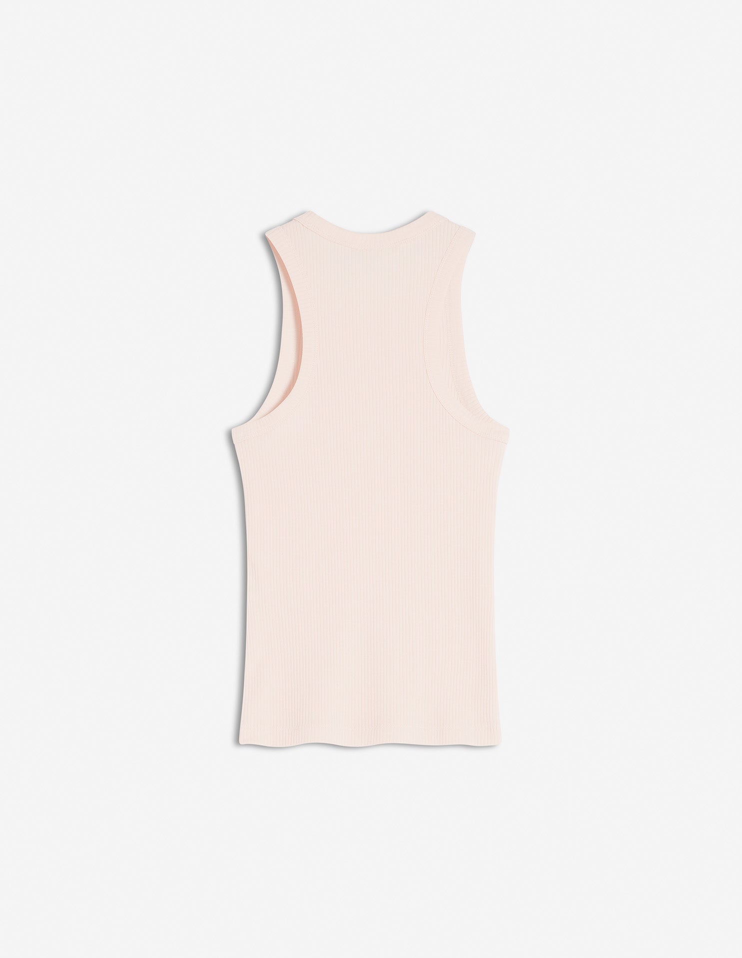 Baby fox ribbed tank top, Pale Pink