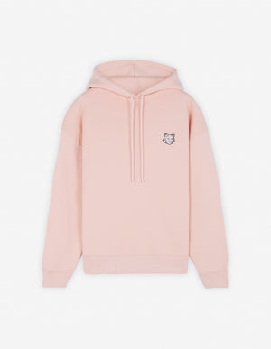 Bold fox head, comfort hoodie, Pasture Rose