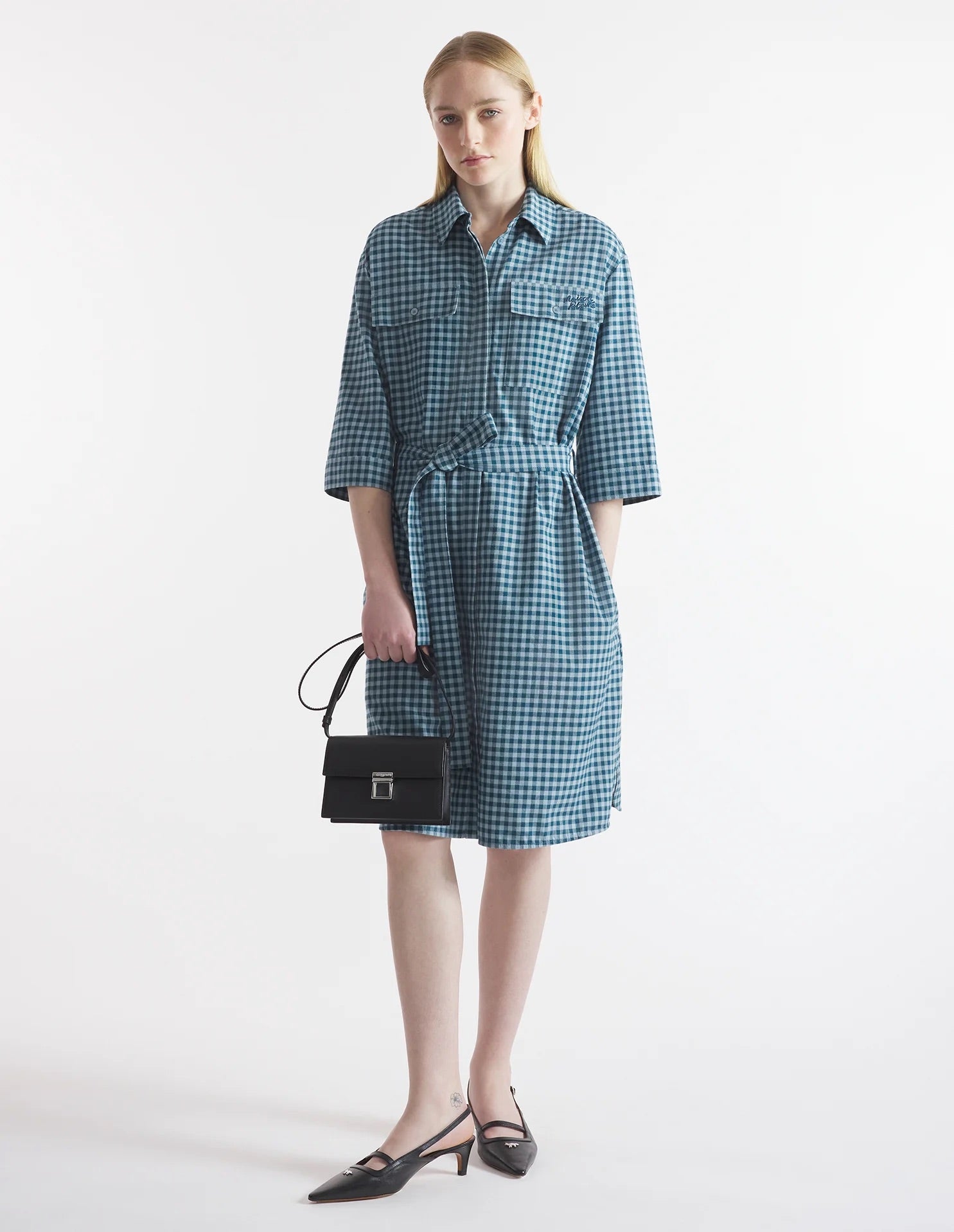 Double pocket dress, Lake Placid