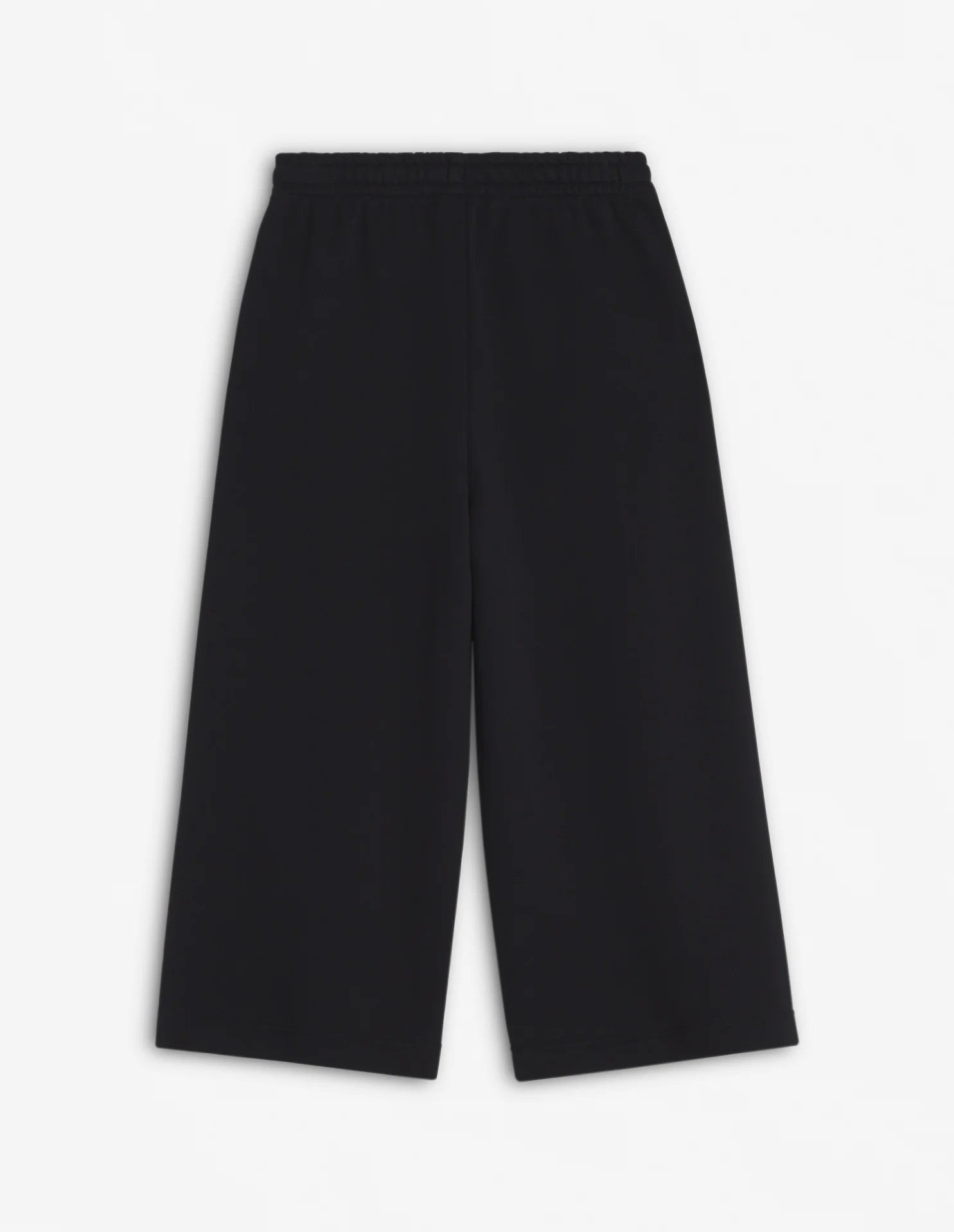 Baby fox patch culotte jog pants, Black