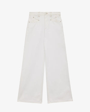 Lemony pants, white