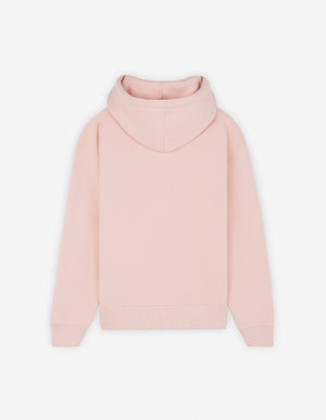 Bold fox head, comfort hoodie, Pasture Rose