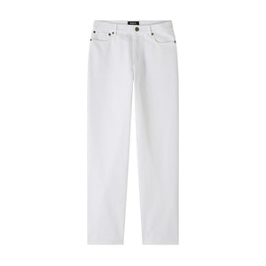 New long sailor jeans, white