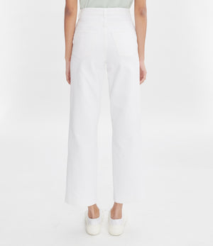 New long sailor jeans, white