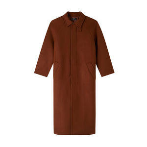 Gaia coat, cognac