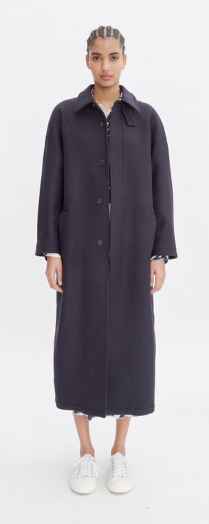 Gaia coat, dark navy