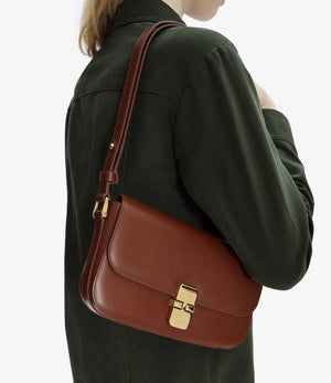 Grace shoulder bag, Nut brown