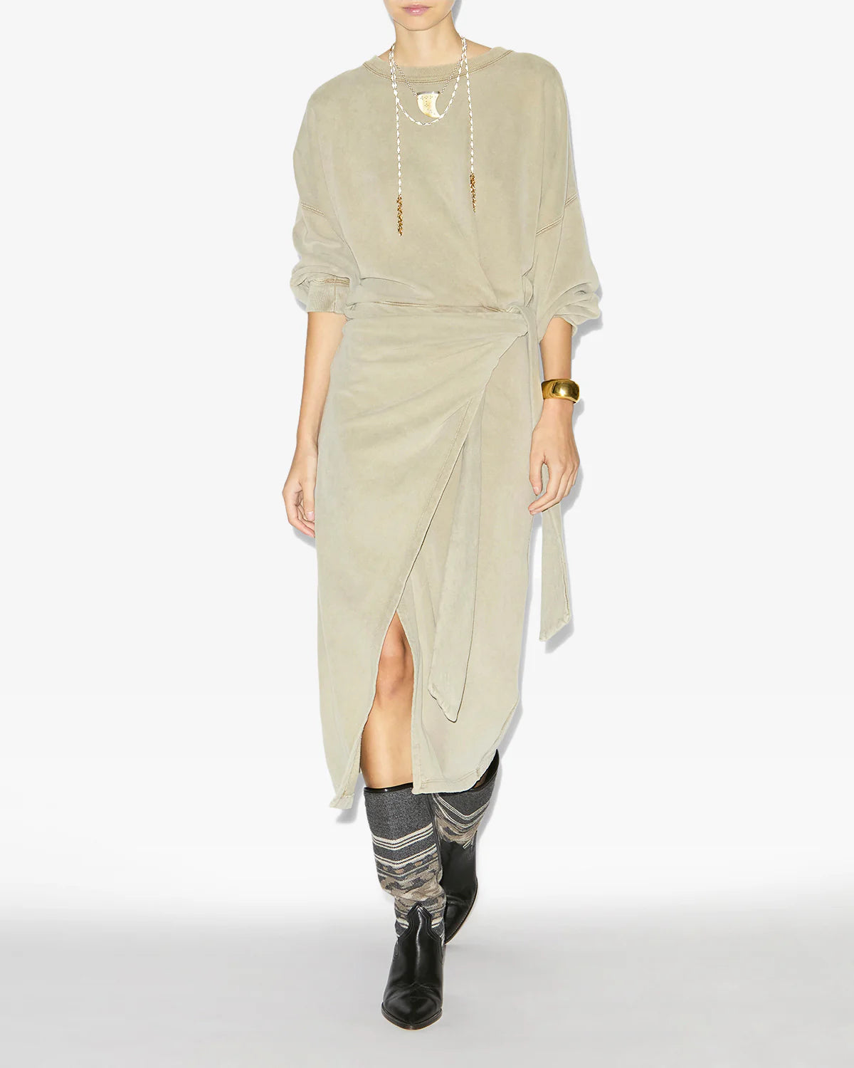 Sandrina dress, Light Khaki