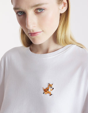 Speedy fox comfort t-shirt, white