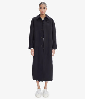 Gaia coat, dark navy